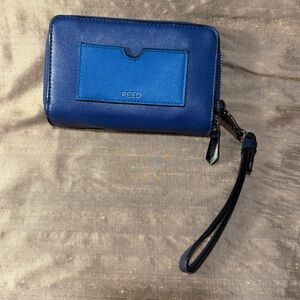 Reed Blue Wristlet Wallet